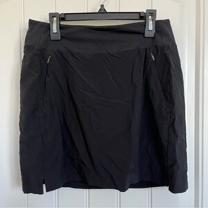 Athleta‎ Women’s SoHo Skort Black 2 active workout outdoors tennis
